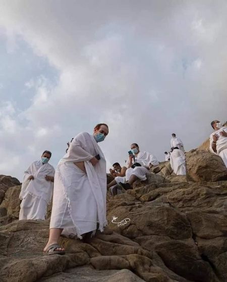 الحجاج على صعيد عرفات 